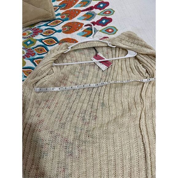 Andre by Unit long cream sweater cardigan, new - Picture 5 of 6